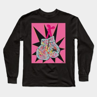 Pink Ribbon Boxing Long Sleeve T-Shirt